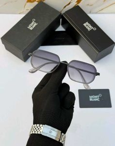 Mont Blanc Octagonal Sunglasses