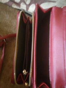 Chic Red Crossbody Bag