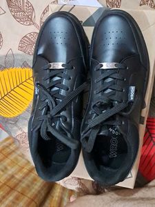 WROGN Black leather Sneakers
