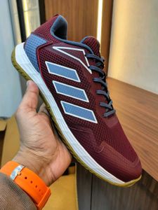 Adidas Burgundy Sport Shoes