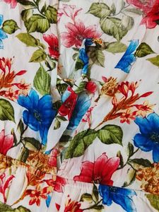 Floral Print Short Jumpsuit