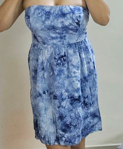 Vero Moda Marble Print Tube Dress