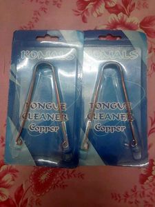 Copper Tongue Cleaners - 2 Pieces New!