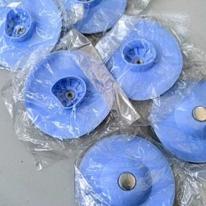 Set of 6 Blue Silicone Sink Strainers, ( New )