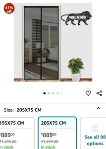 Magnetic Net Curtains