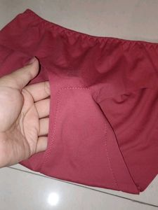 Comfy Red Cotton Briefs