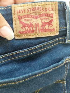 Levi's Branded Classic Blue Denim Jeans
