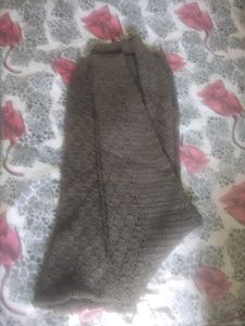 Brown Woolen Oversized Sweater 2XL Super Warm