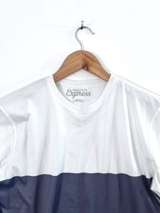 White &amp; Blue T-Shirts ( Men's )