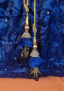 FANCY MIRROR WORK SILK BLOUSE