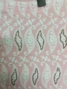 Pink Embroidered Kurta