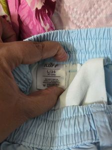 Light Blue Cargo Pants