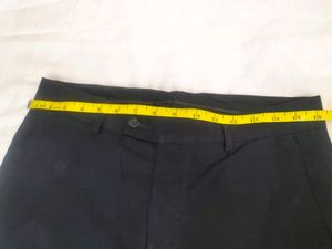 Mens Navy Blue Formal Pant