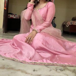 Pink Party Wear Suit – Elegant Look