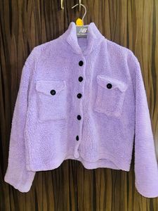 Cozy Lavender Fleece Jacket