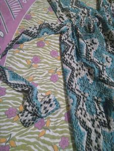 Stylish Snake Print Maxi Dress