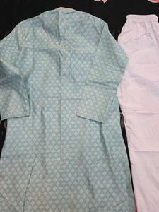 Boys Light Blue Kurta Set
