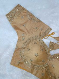 Embroidered Gold Blouse