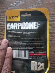 K21 Stereo Earphones