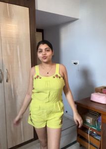 Cute Yellow Embroidered Playsuit