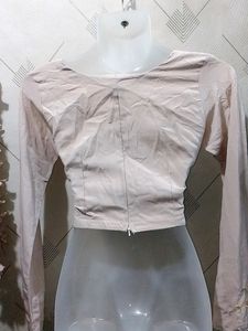 Elegant Sheer Long Sleeve Top ( RESELL)