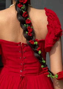 Floral Braided Hair Accessory