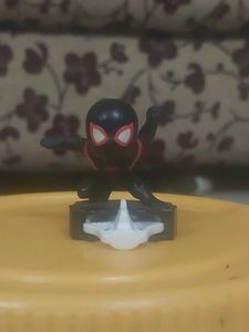 Kinder Joy Black Spiderman Figure
