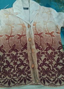 Floral Pattern Cardigan