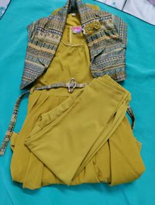 Elegant frock Set with Jacket