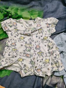 Baby Star Print Sleepsuit