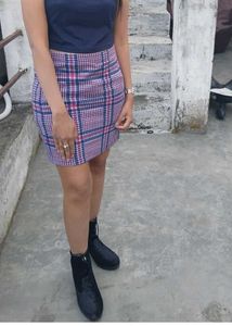 Chic Plaid Mini Skirt
