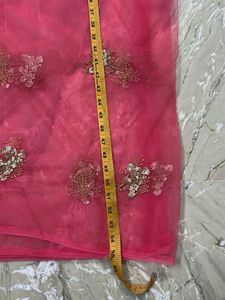 Embroidered Net febric 2 peices