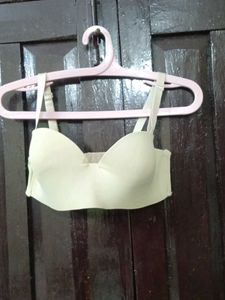 Nude paded pushup wired bra