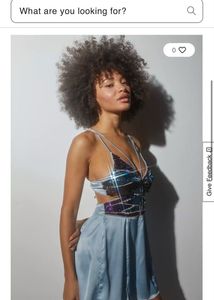 y2k Urban outfitters Sparkly party Mini Dress
