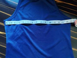 Stylish Blue Spaghetti Strap Crop Top