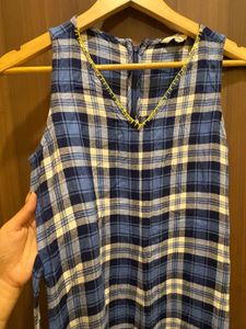 Blue and White Jumpsuit-AND