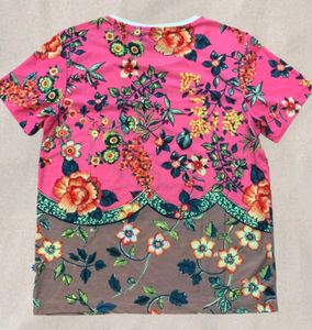 Adidas Floral Print T-Shirt