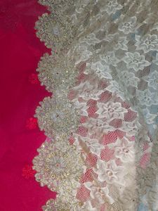 Elegant Lace Saree