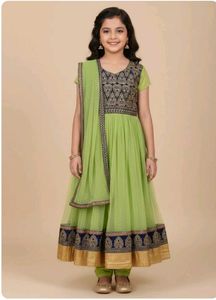 Girls' Festive Anarkali Suit