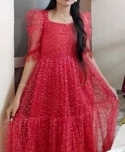 Stunning Red Sequin Gown