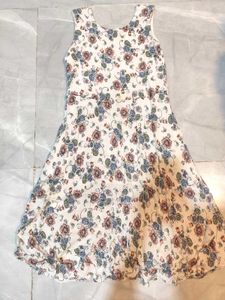 Floral Print Sleeveless Dress