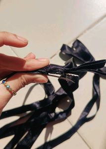 Black Bow Clips