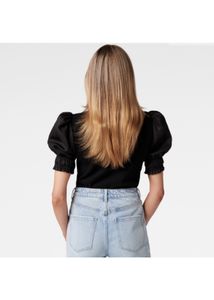 Forever New Anna Linen Puff Sleeve Tee