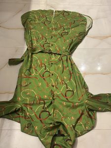 Vero Moda Green Printed Shirt Dress