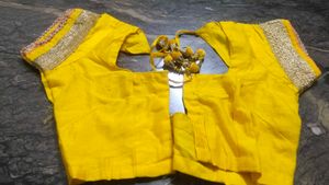Vibrant Yellow Ethnic Blouse