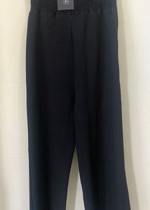 Chic Black Jumpsuit with Rose Detail