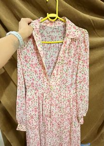 Floral Print Midi Dress