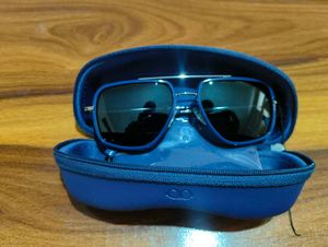 Blue Aviator Sunglasses