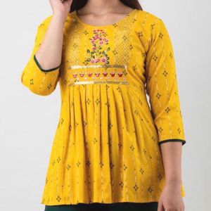 Yellow Tunic top