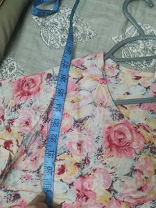 Floral Print Kurta Top